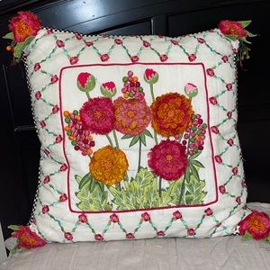 Mackenzie Childs throw pillow set (2 pillows)